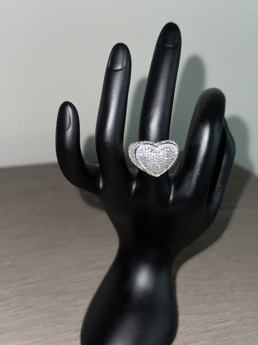 Bling Heart Ring